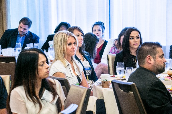 In August, attendees for the Women in NOVA event hear from speakers on the convergence of cyber and physical security.